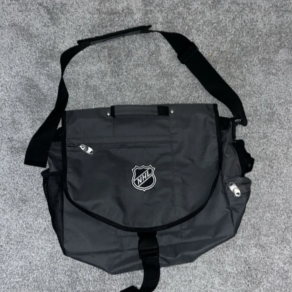 NHL Shield Gray 2008 Atlanta All Star Golf Laptop Travel Satchel Messenger Bag